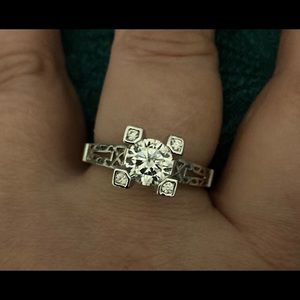 Eiffel Tower CZ ring